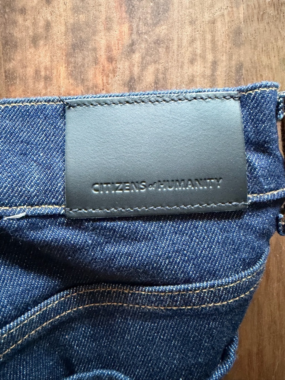 Citizens Of Humanity Dark Indigo Wide-Leg Jeans - Picture 9 of 9